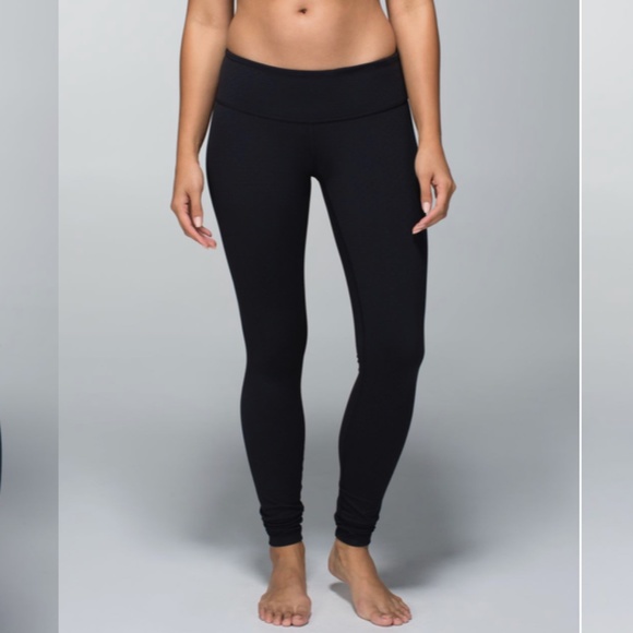 lululemon athletica Pants - Lululemon Wunder Under Pant Full-On Luon, Shine Dot Print Black